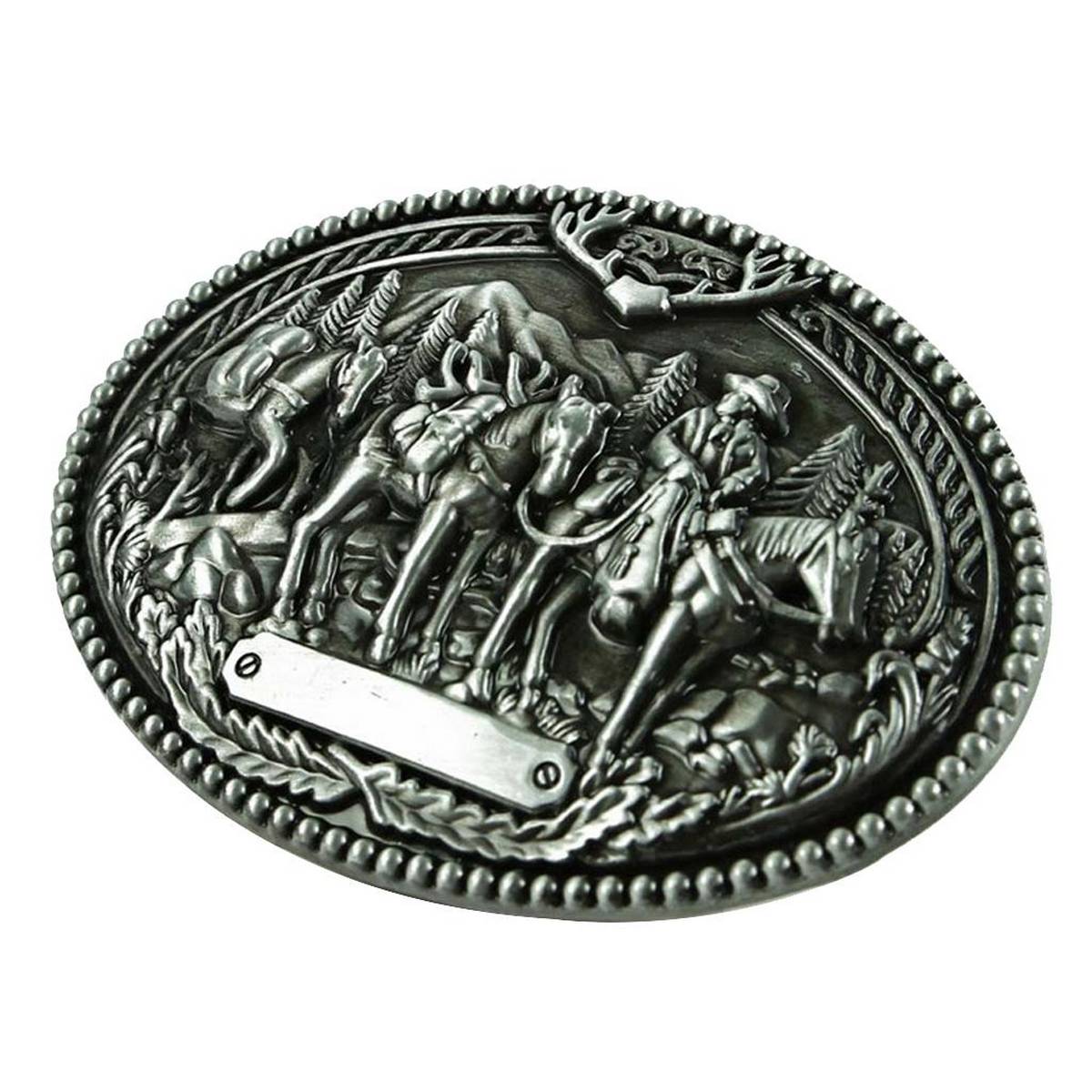 (NEW)Horse Pattern Hip Hop Cowboy Western Zinc Alloy Belt Buckle for Men's Gifts