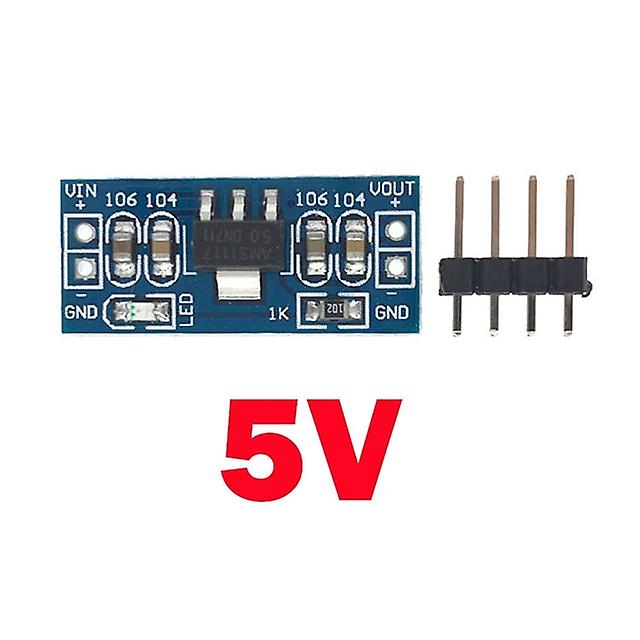 AMS1117 5V Module AMS1117 5V Power Supply Step Down Voltage Regulator Module Adapters 5V  AMS1117-5.0V Step Down Module AMS1117 Voltage Regulator Circuit. 