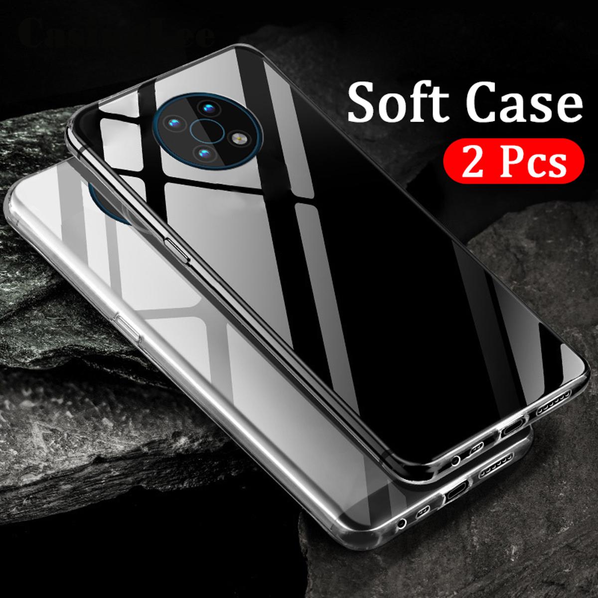 Suncase Cover in silicone trasparente compatibile con Nokia G50 5G