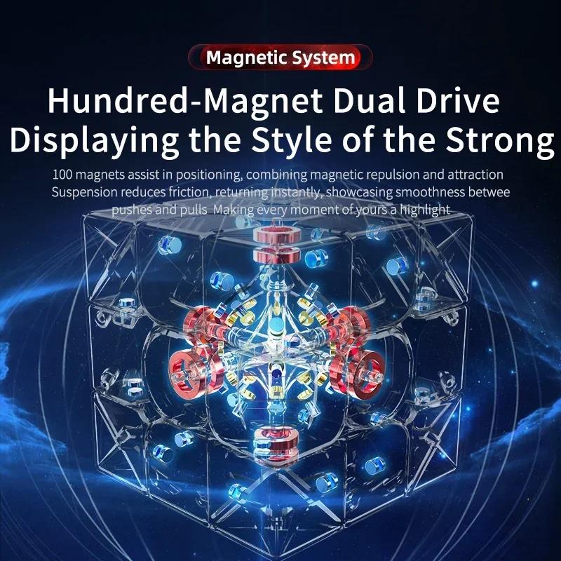 [CubeQuest]MoYu WeiLong WRM V10 3x3x3 2024 20M Ball Core MagLev Magic Cloth Version Maglev Cube PUZZLE TOYS. 