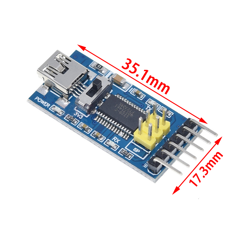 High Quality FT232RL FTDI USB 3.3V 5.5V to TTL Serial Adapter Module for Arduino FT232 Pro Mini USB TO TTL 232. 