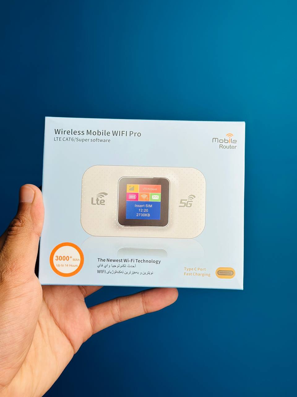 MF680 5G LTE CAT6 Wireless Modem Pocket Router. 