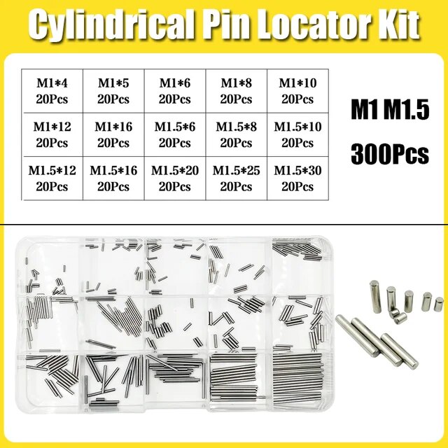 Dowel Cylindrical Pin Locating Dowel M1.5 M2 M2.5 M3 M4 M5 M6 M8 ...