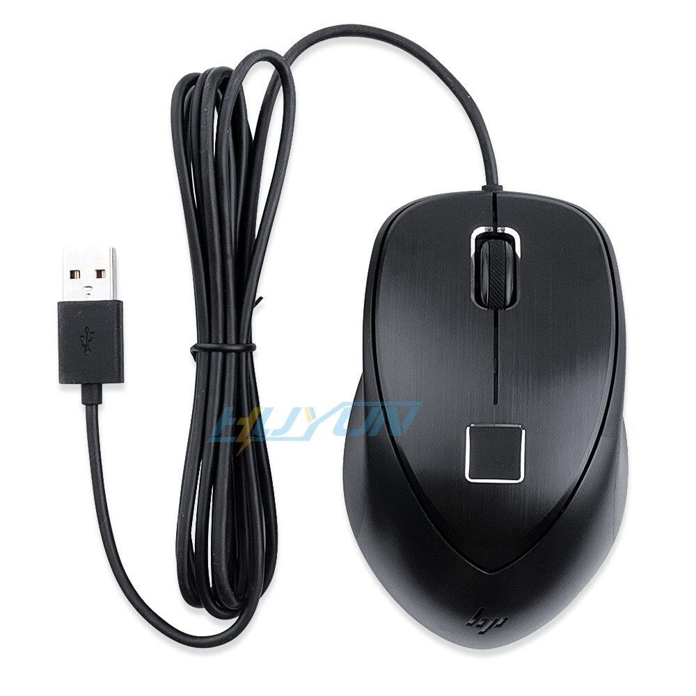 HP Egonomic Fingerprint USB Wired Gaming Mouse HSA-P004M 4TS44AA. 