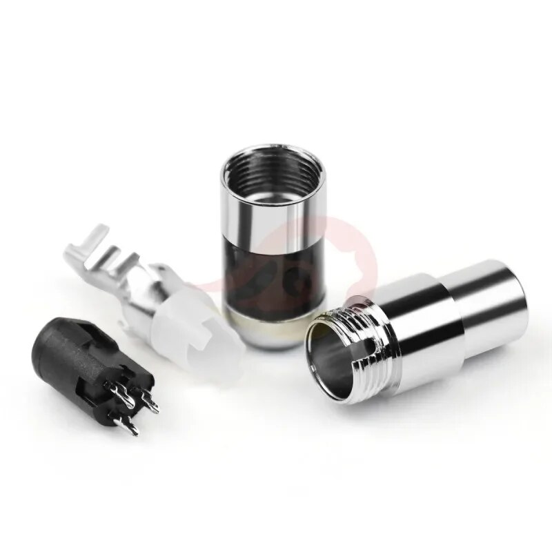 Mini XLR Female Connectors 3pin 4pin Rhodium Plated Audio Plug Headphone Adapter Speaker HIFI Mic Jack XLR Balance Cable DT1770. 