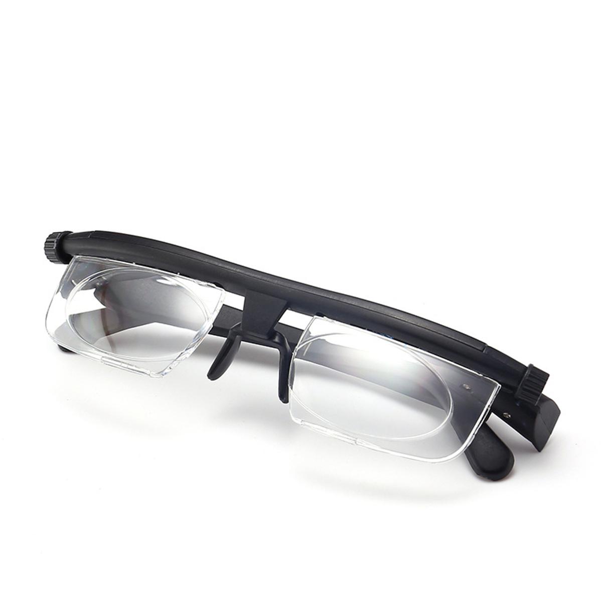 Adlens Focus Adjustable Men Women Reading Glasses Myopia Eyeglasses -6D to +3D Diopters Magnifying Variable Strength