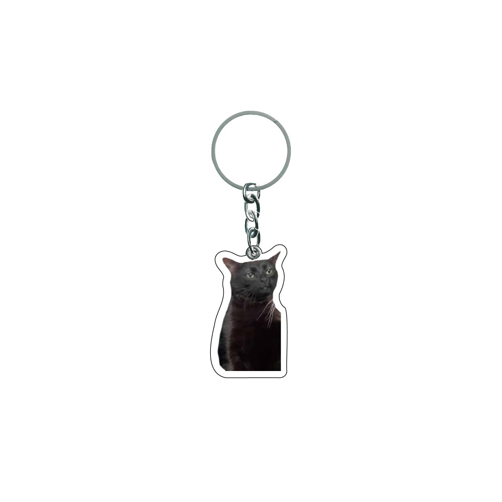 Cat Coughing Meme Viral Video Zoning Out Black Cat Meme Choking Meme Strawberry Cat Memes Key Chain Car Keyring Student Gift. 