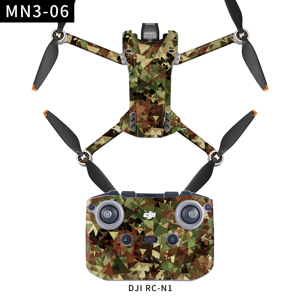Compatible with DJI Maje Mini3PRO body RC-N1 remote control sticker, flat waterproof pattern film accessory. 