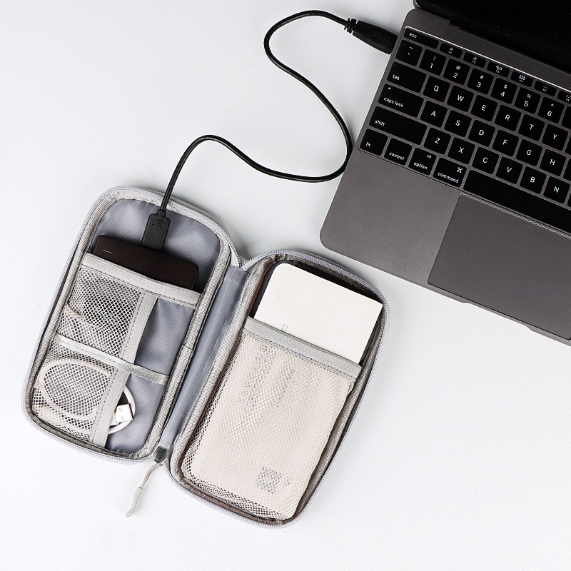Mobile Bag Portable Gadget Bag Electronic Digital Organizers Multi-function USB Storage Bag Large Capacity Cable Organizer Bag. 