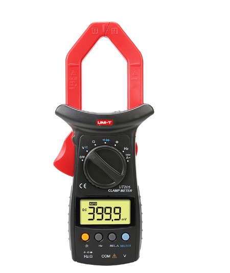 UT205/UT206 1000A Digital Clamp Meters UT205/UT206 is a low-power, stable, safe and reliable 4000-count AC digital clamp meter. 