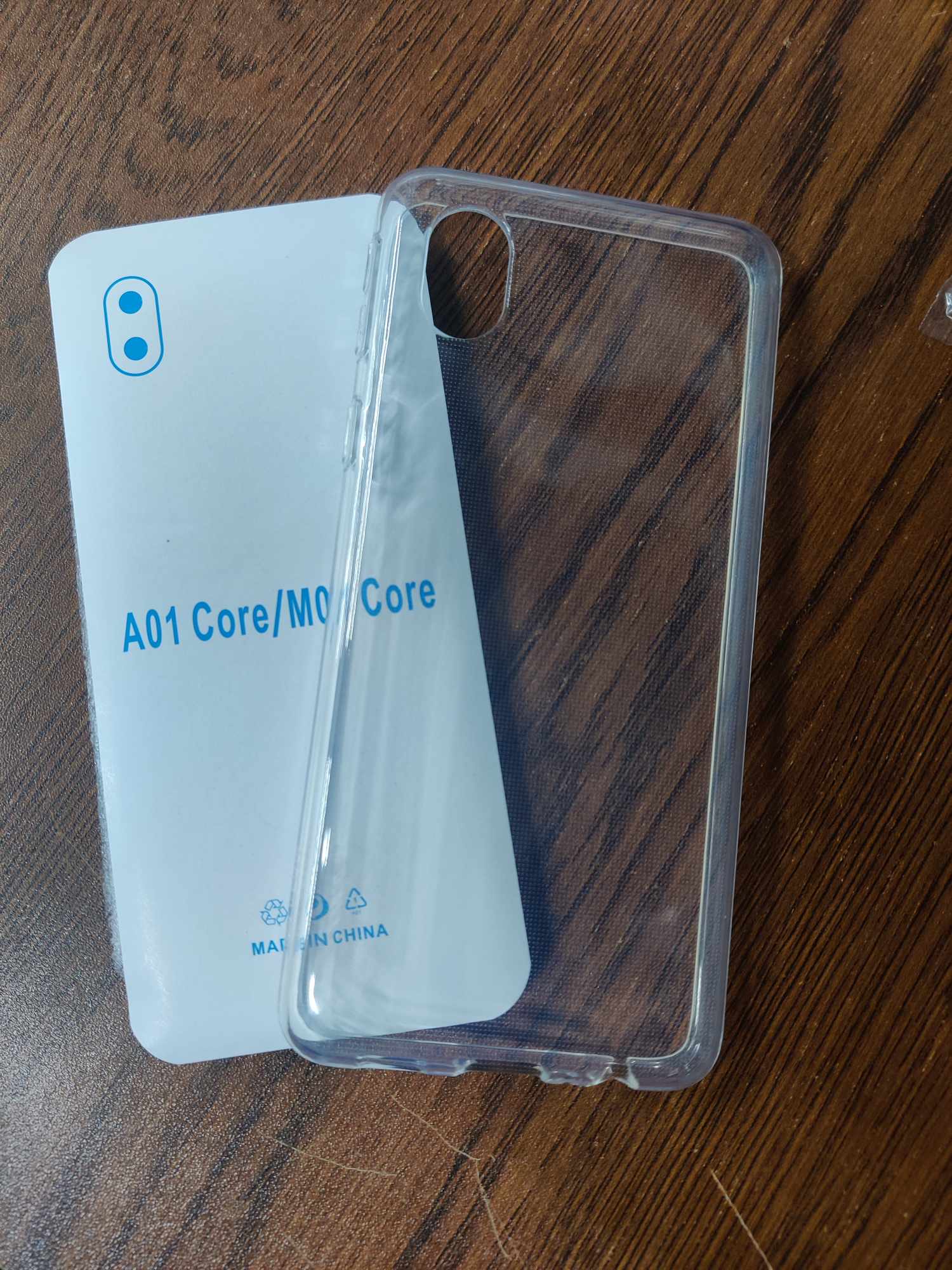 for samsung galaxy mo1 core / a01 core soft clear transparent back cover