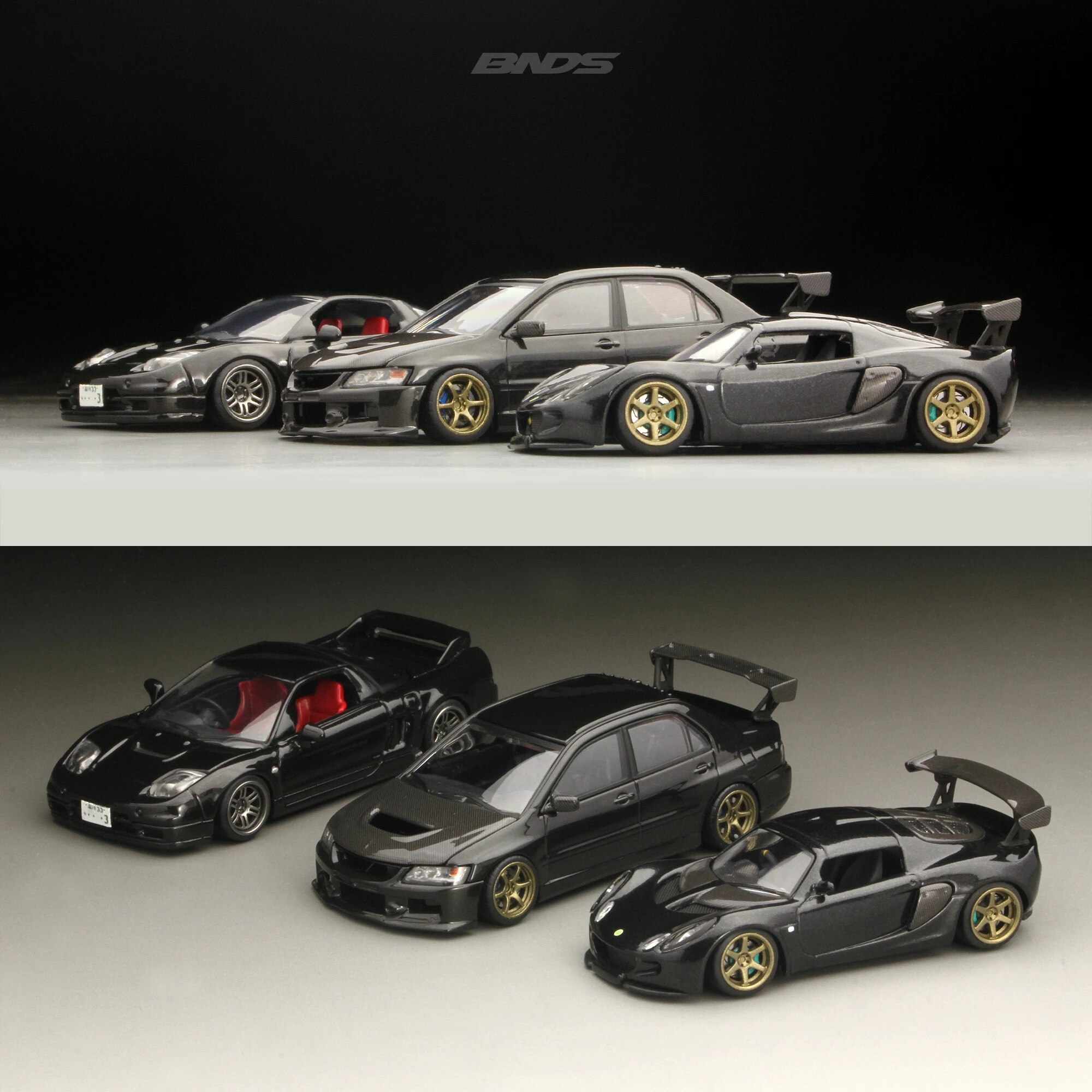 【Yurui】New BND 1/64 Wheel With Tire AB Aembly Rim Modified Part for Model Car tyle Detail-up et New Clearance. 