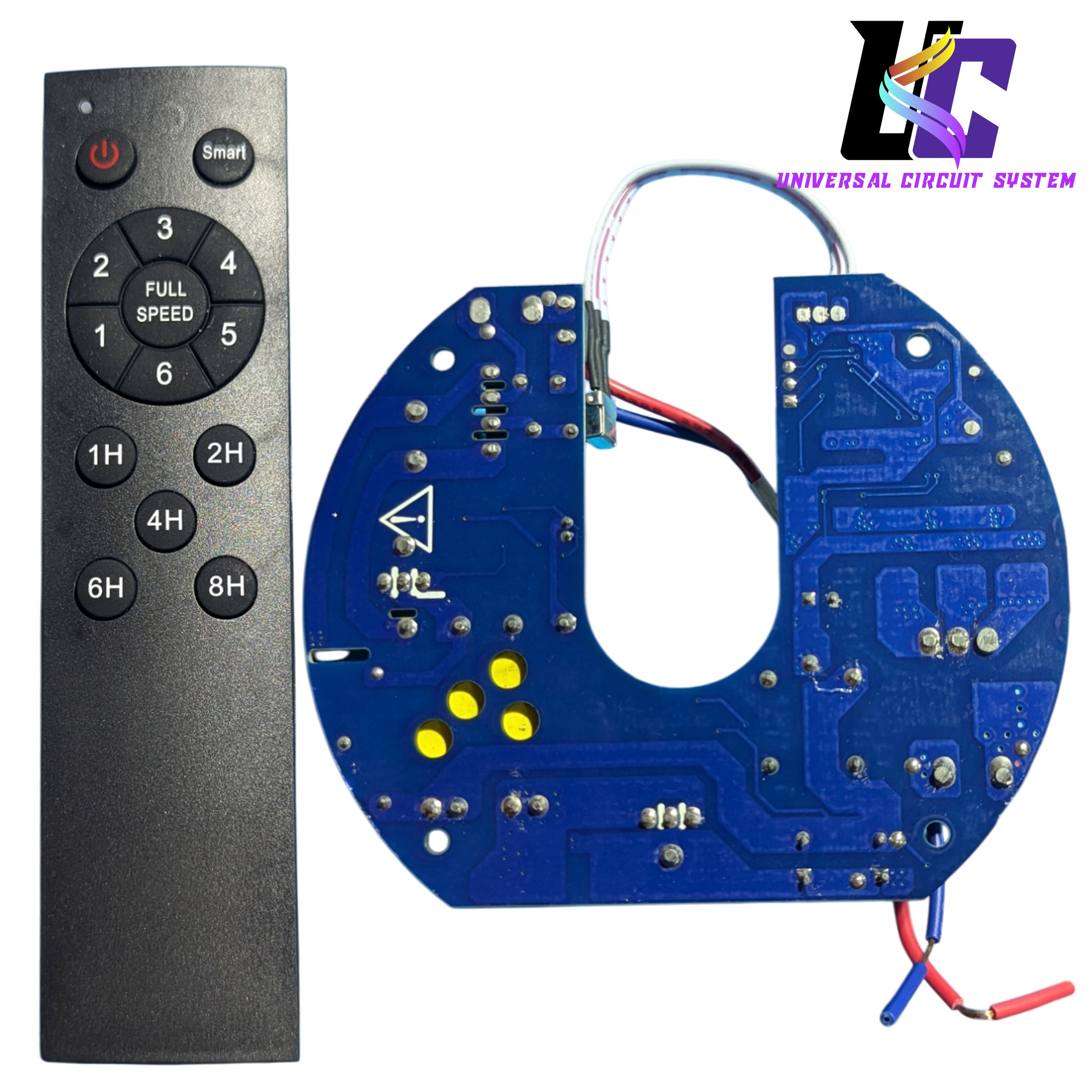 Ceiling Fan Controller PCB Circuit Board 60W AC DC Kit Remote Control bldc ceiling fan controller board. 