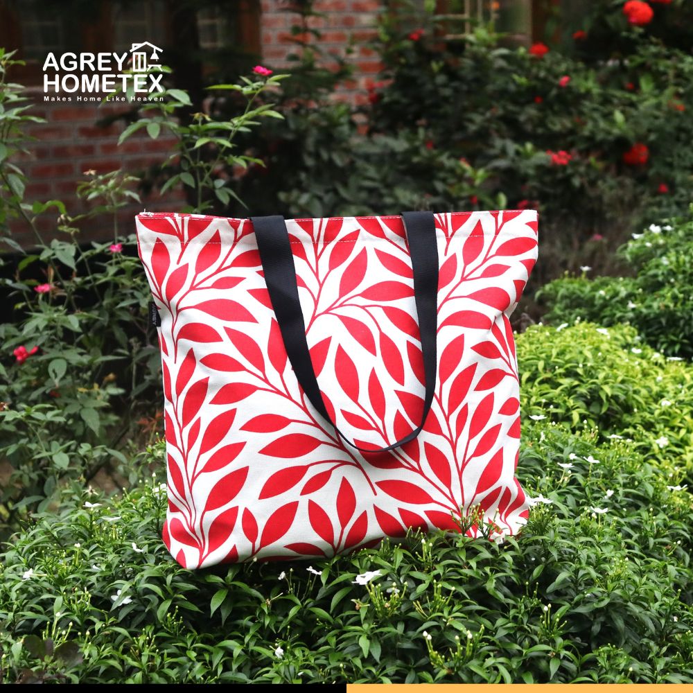 Cotton Fabric Tote Shopping Bag (14"x16") – Single Piece