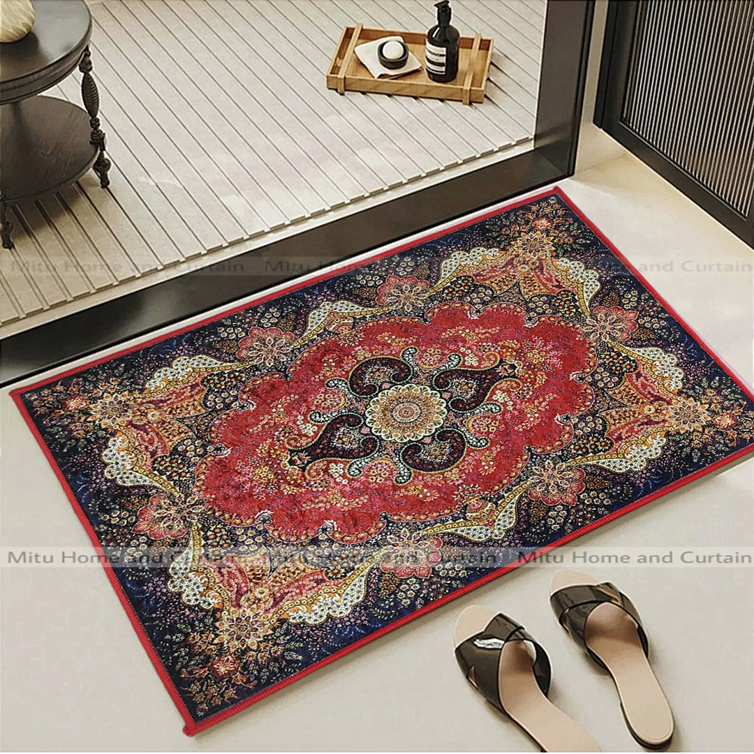 China 3D Door Mat Paposh Doormat Water Absorbent Floor mat 16 * 24 inch anti slip mat Red , Blue , Black , White Indoor mat Room mat Rugs carpet. 