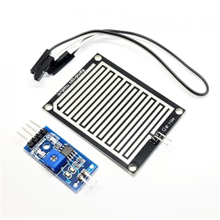 Large Area Rain Sensor DC 3V 5V Weather Raindrops Rainwater Module Rain Sensors With Digital & Analog Output Rain Humidity Detection Sensor Module. 
