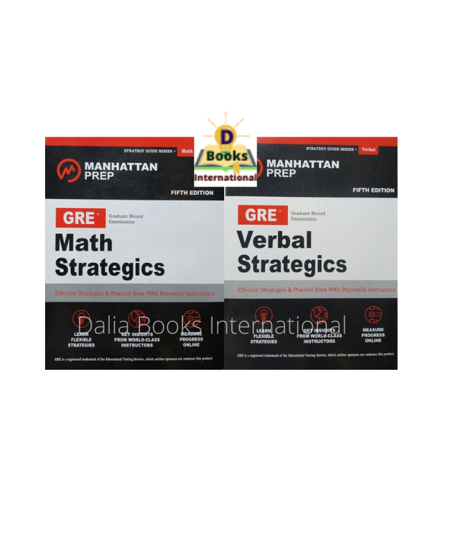 Manhattan Prep GRE Math & Verbal Strategies. 