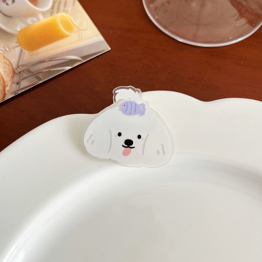 Cartoon Pug Acrylic Dog Pin Beagle Pomeranian Pom Maltese Puppy Brooch West Highland White Terrier Schnauzer Shiba Inu Breastpin Backpack Decor