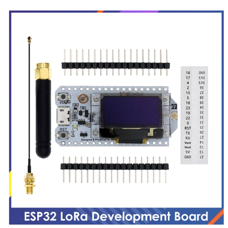 SX1276 SX1278 ESP32 LoRa 868MHz/915MHz 0.96 Inch Blue OLED Display Bluetooth Display Bluetooth WIFI Kit WIFI Kit 32 Development Board. 