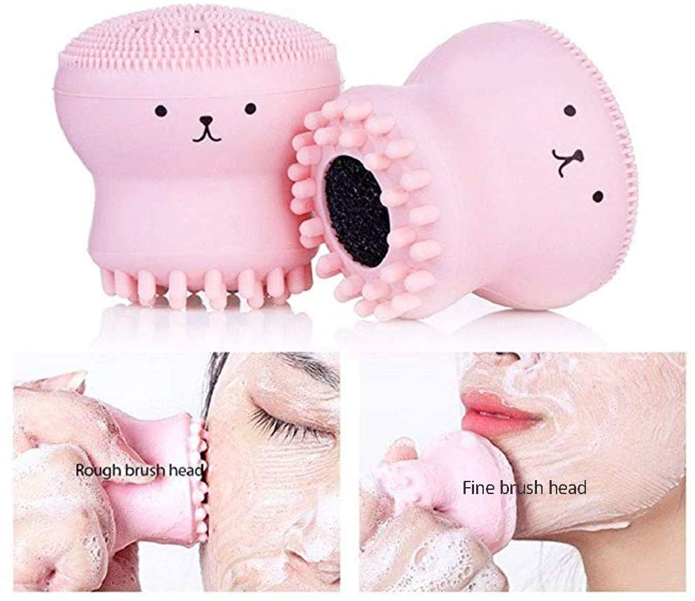 Silicone Facial Cleansing Brush Face cleaning Makeup cleaner Tool Deep Pore exfoliater black heads removal Best For Manicure Pedicure Beauty Massage