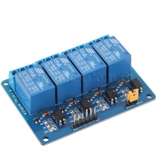 RELAY MODULE 5V 4 CHANNEL. 