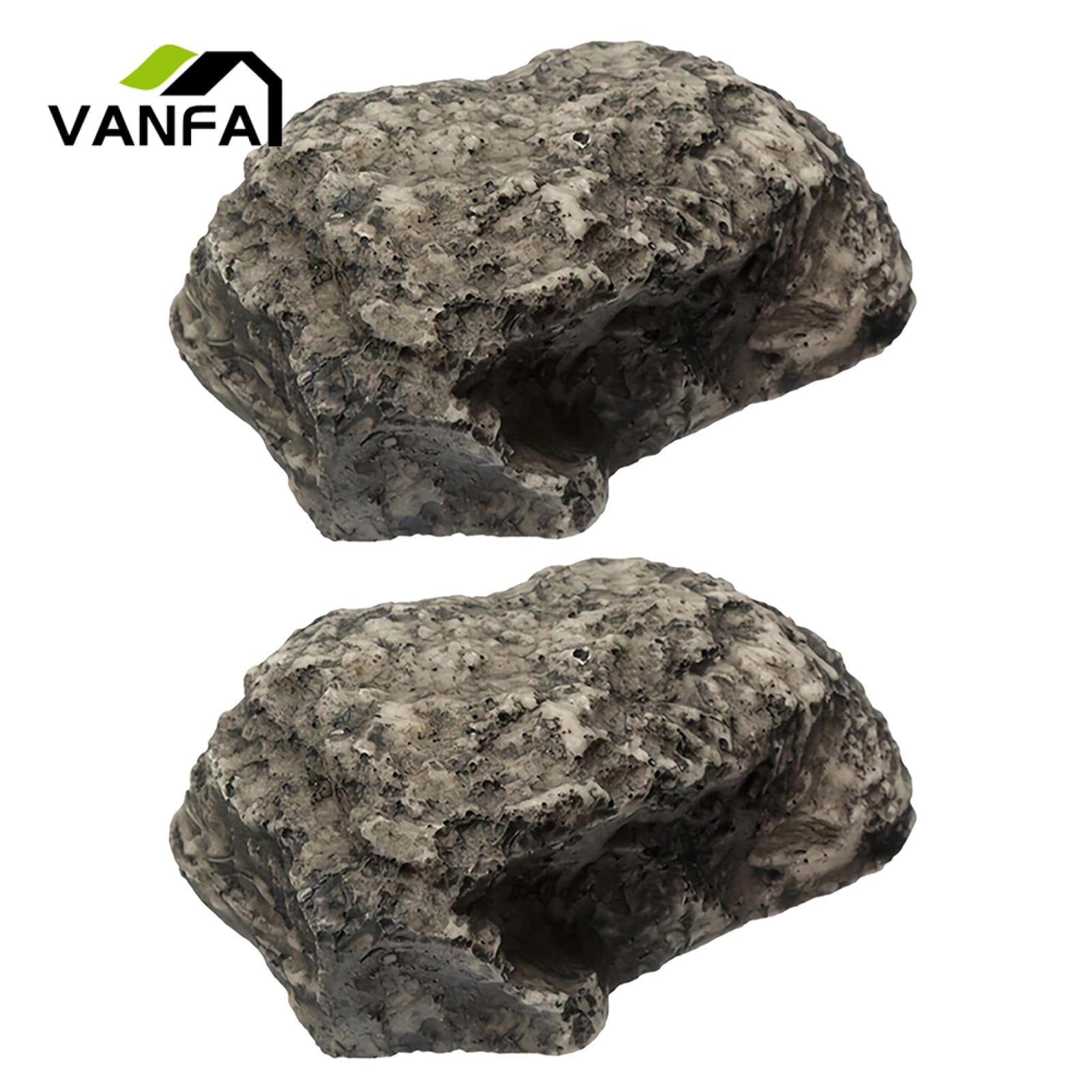 Hidden Key Box Stone Shape Key Hider Secure Outdoor Key Storage Box for Home Garden 2pcs Ideal for Southeast Asian Buyers Yard Key Hider. 