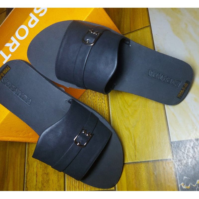 Stylish Leather Slides Sandal for men - Slides For Men. 