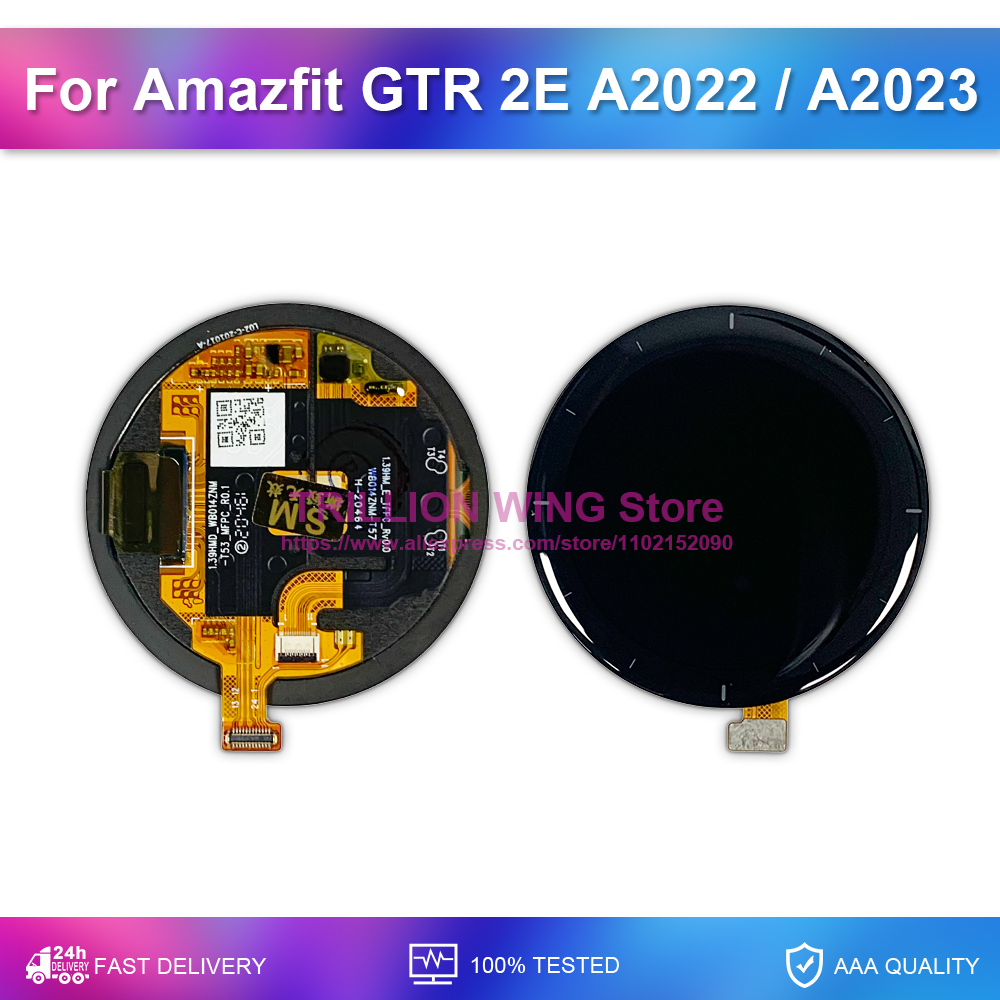For Huami Amazfit GTR 2e LCD Display Smart Watch Screen Touch Repair Replace Original AMOLED A2022 A2023