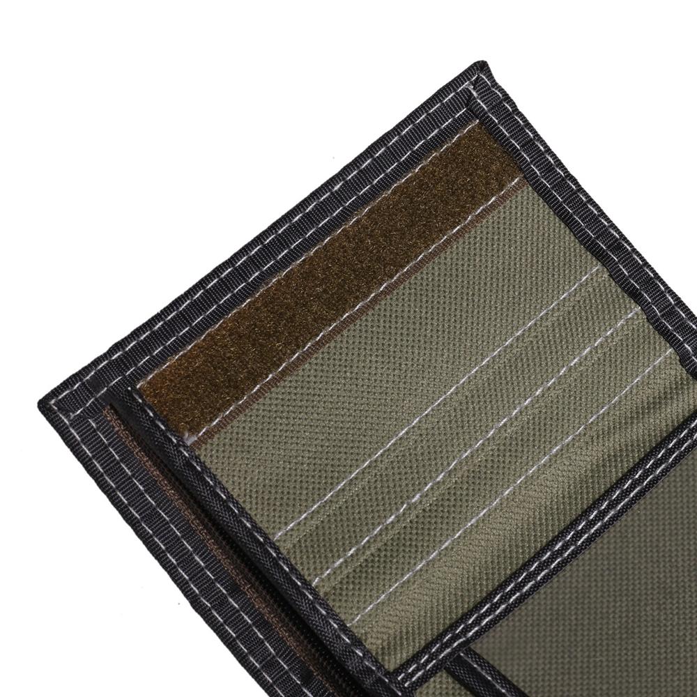 Zipper closure Canvas wallet Durable Assorted color Multi Card Trifold wallet Snap closure Compact size Men's wallet for use Travel School Gift for men Convenient. 
