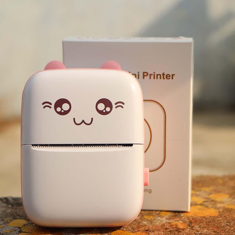 Portable Mini Printer | Compatible with iOS & Android | Wireless Bluetooth Thermal Printing | Great for Printing Text Messages, Labels, Photos, DIY Projects, Notes, and Creating Posters | Mini Pocket Printer | Ideal for Students, Teachers, and Creatives. 