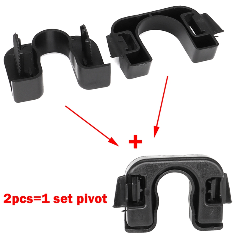 OUMERY Rear Boot Trunk Load Cover Parcel Shelf Clips Bracket Mount for Ford Focus MK3 3 Mondeo 4 MK4 Fiesta MK7 MK8 1539663. 