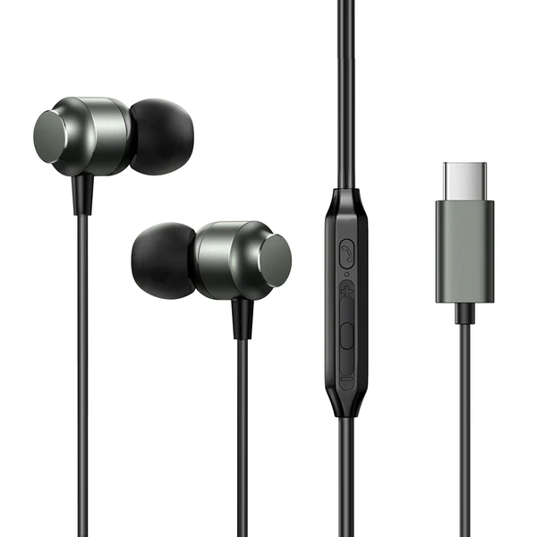 JOYROOM JR-EC06 In-Ear Metal Type-C Wired Earphone. 