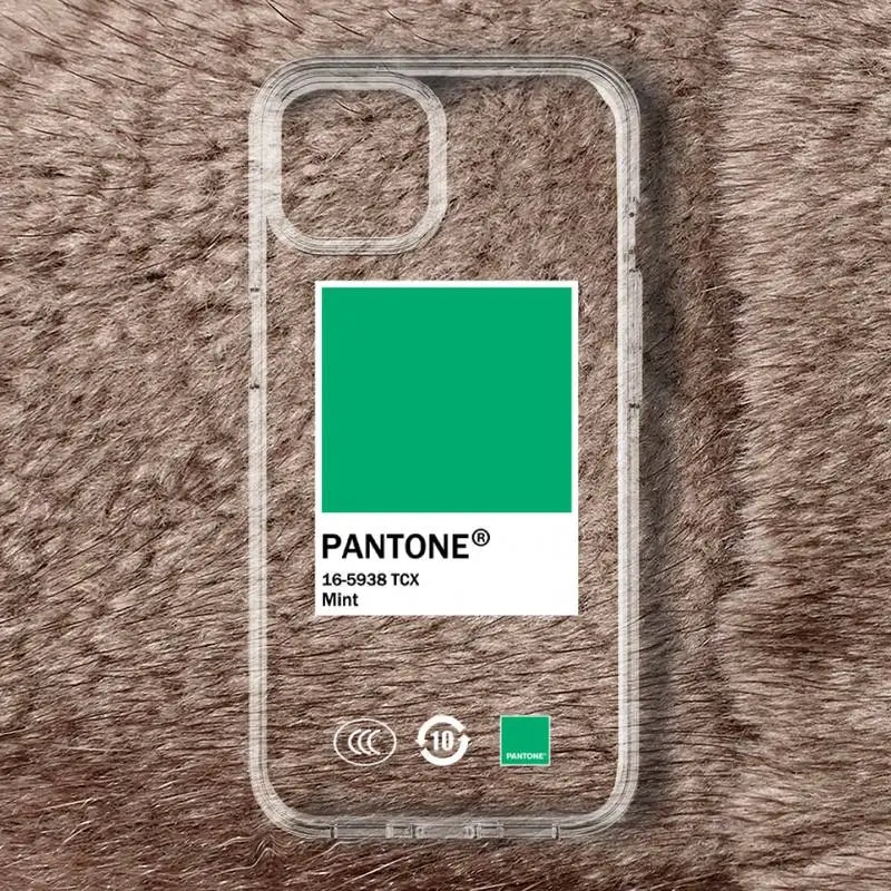Pantone Colorful Card Solid Color Phone Case For iPhone 11 12 Mini 13 14 Pro XS Max X 8 7 6s Plus 5 SE XR Transparent Shell. 