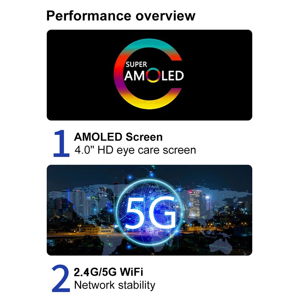 Internet WiFi MP4 Video Player International Android 8.1 MP3 Music Player Bluetooth Walkman Spotify Player/Pandora/Tidal/Deezer. 