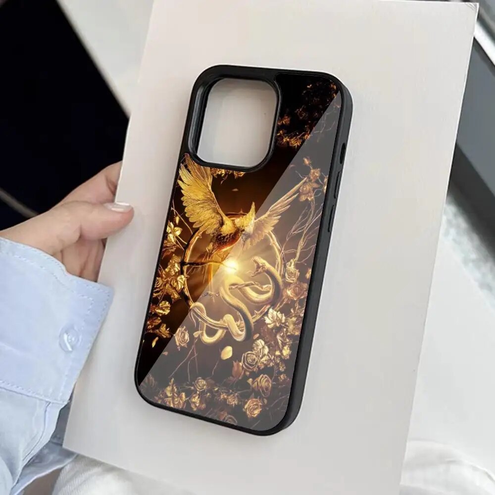 Movie The Hunger Games Phone Case For Iphone 15 14 13 12 11 Pro Max Mini 8 Plus Se Xr X Xs 2020 PC+TPU Cover. 