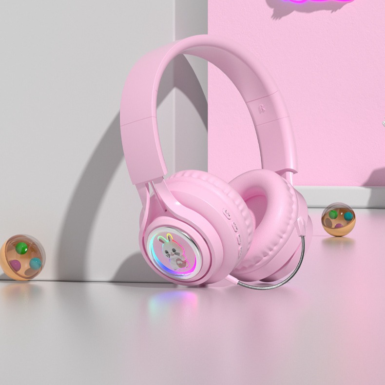 Cross-border New S5 Space Bin Spaceman Bluetooth Headset Wireless Glow Gaming Headset Subwoofer Wireless Headset. 
