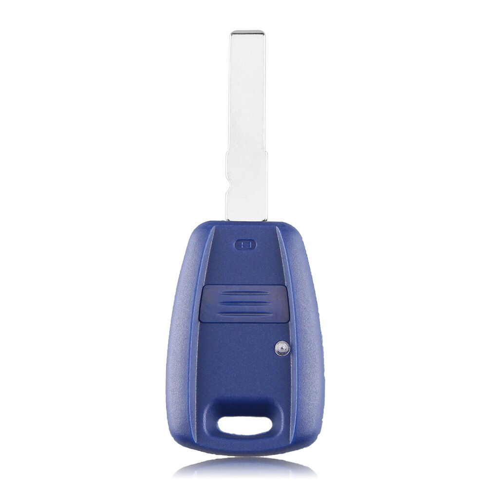 Car Key case Case For Fiat 500 Duo Bravo Transnder SIP22/GT15R Uncut Blade Key Blue Blank Case Replacement-GT15 Blade. 