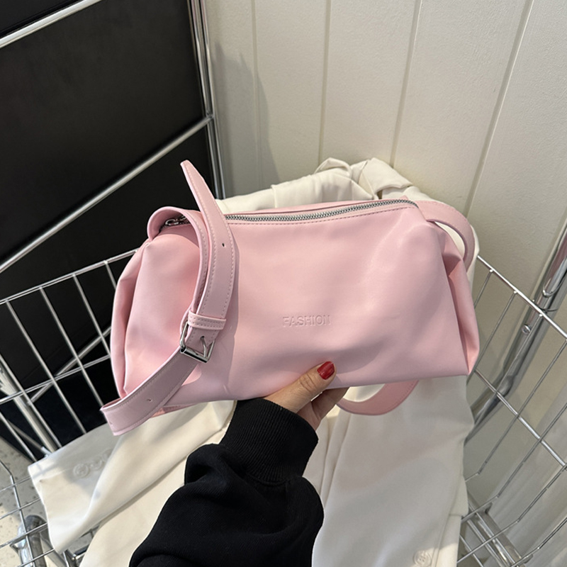 New Single Shoulder Diagonal Straddle Bag Simplified Casual Pillow Bag Mzea. 