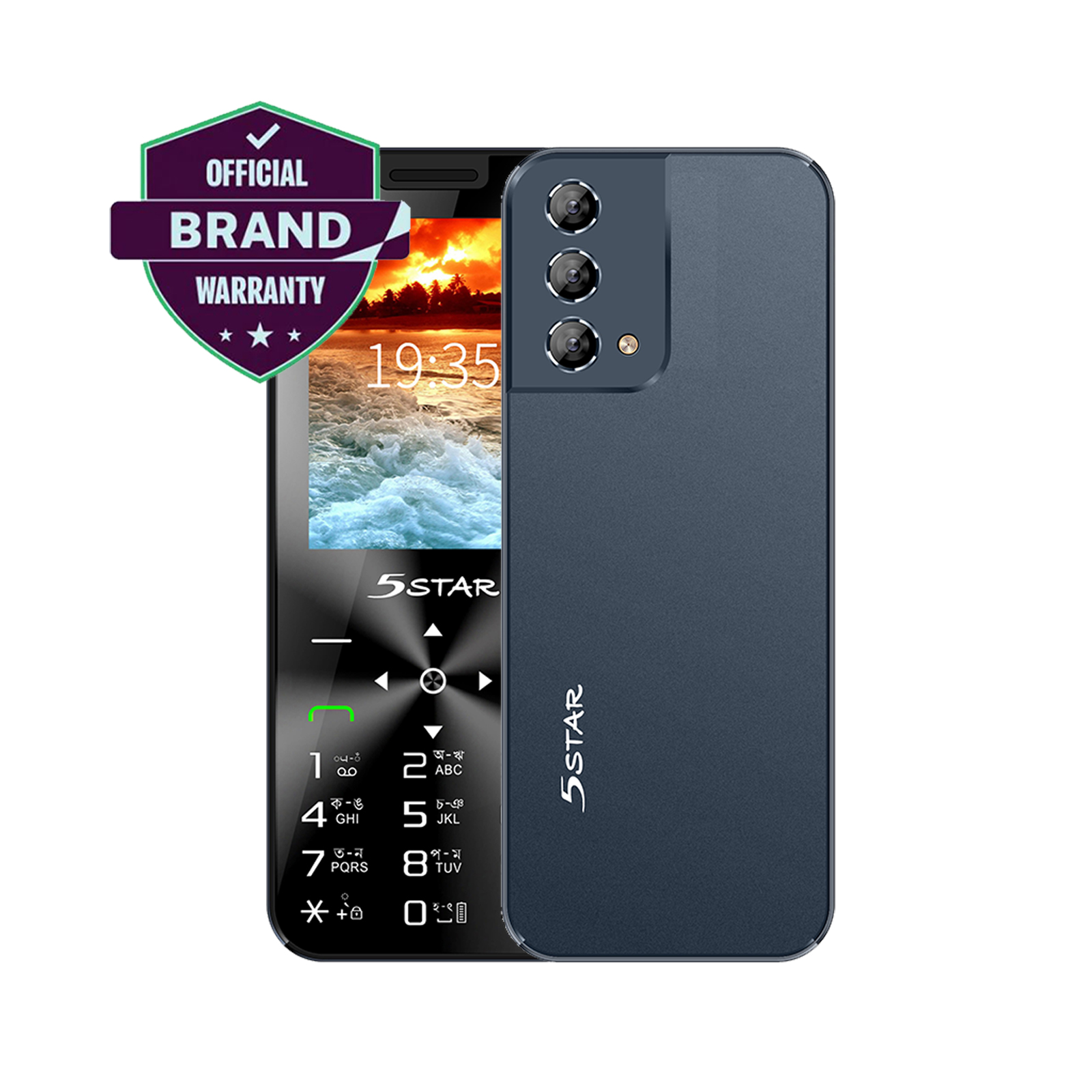 5Star BD80 Mobile  2.8 inch Big Display Type C Port Button Feature Mobile Phone