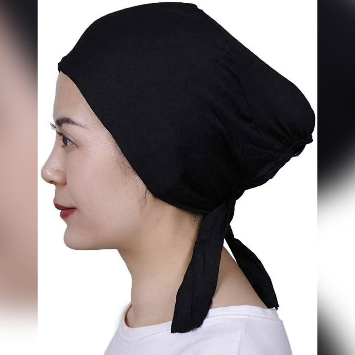 high quality Hijab Inner Cap - Black 