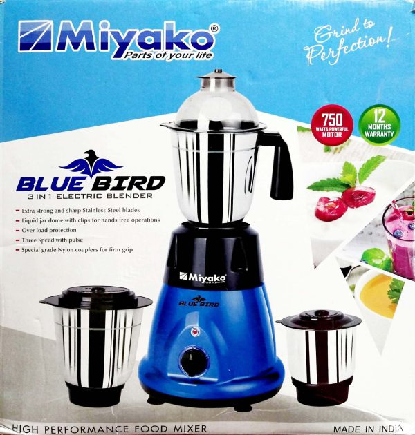Miyako Blue Bird Multi Purpose Mixer Grinder Blender Machine 750 watt - Blender Machine. 
