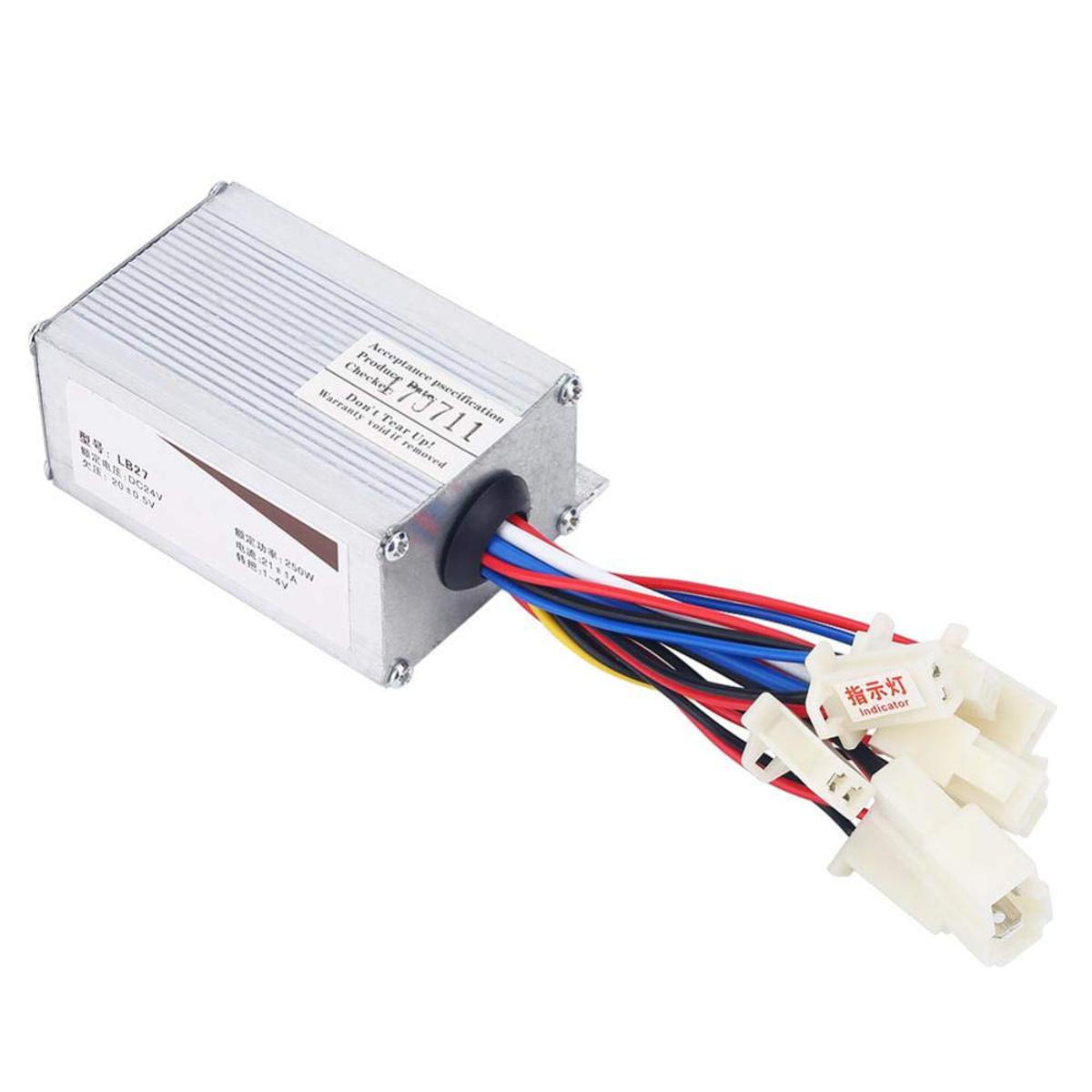 24V 250W Brushless Motor Controller for Electric Bicycle Scooter, 24v 250w bicycle motor controller, bycycle motor controller