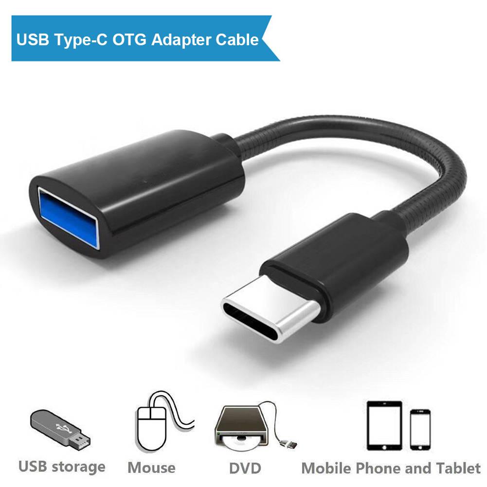Metal Usb C 3.1 Type C Male To Usb Female Otg Data Sync Converter Adapter Cable - Cable Protector - Type C Cable. 