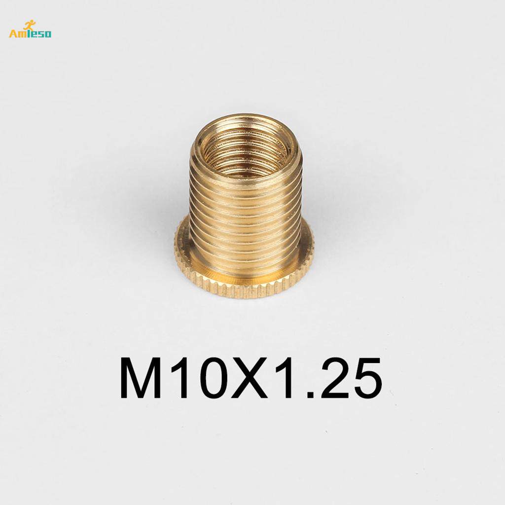 4x5X Aluminum Alloy Gear Shift Knob Thread Adapter Nuts Insert Set M10x1.25. 