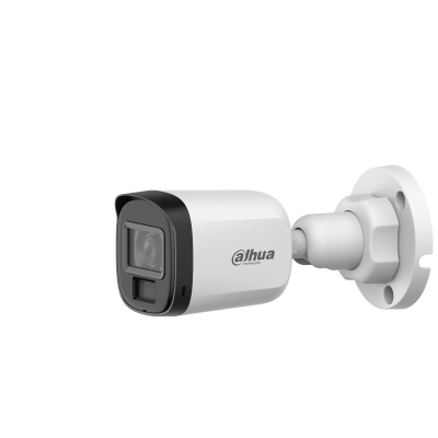 Dahua Full Color HAC-B1A21-U-IL 2MP Smart Dual Light HDCVI Fixed-focal Outdoor IR 30M Camera. 