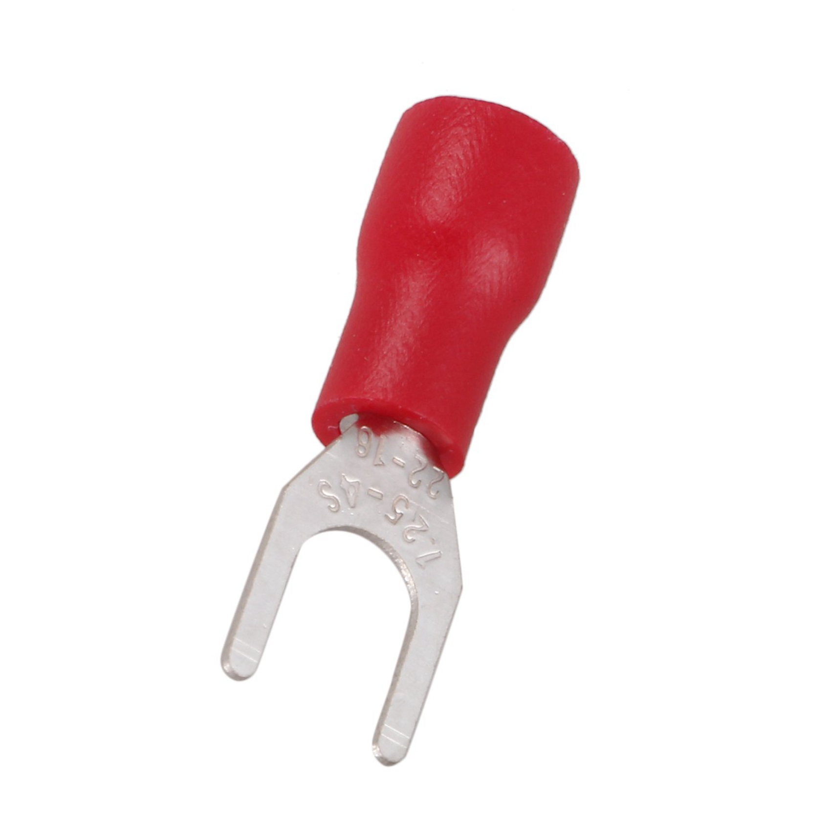 200 Pcs 4mm Fork AWG 22-16 Pre Insulated Terminal Cable Lug. 