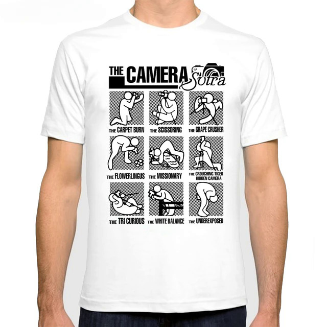 Funny Creative Art Design Photographic Camera T Shirt Summer Novelty Customied Men Hipster Geek Style Short Sleeve Tee Tops. 