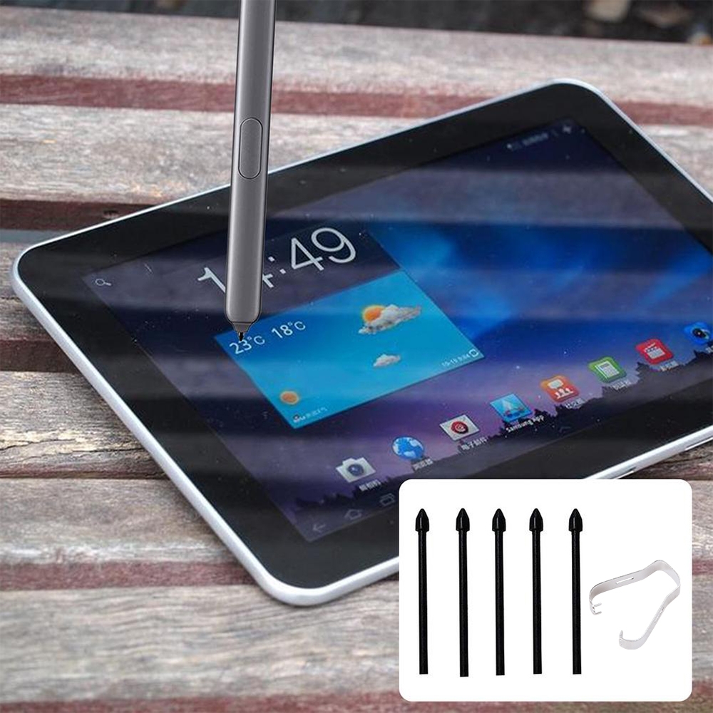 6 in 1 Universal Stylus Pen Replacement Pencil Tips For Samsung Galaxy Tab S8 / S7 / S6 / Galaxy Note20 / Note10 / S23 Ultra / S22 Ultra. 