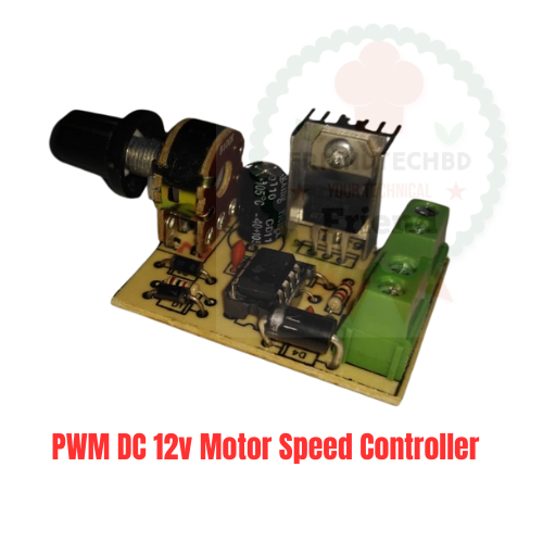 12v-18v PWM DC Motor/Fan Speed Controller Circuit. DC Motor Regulator. 