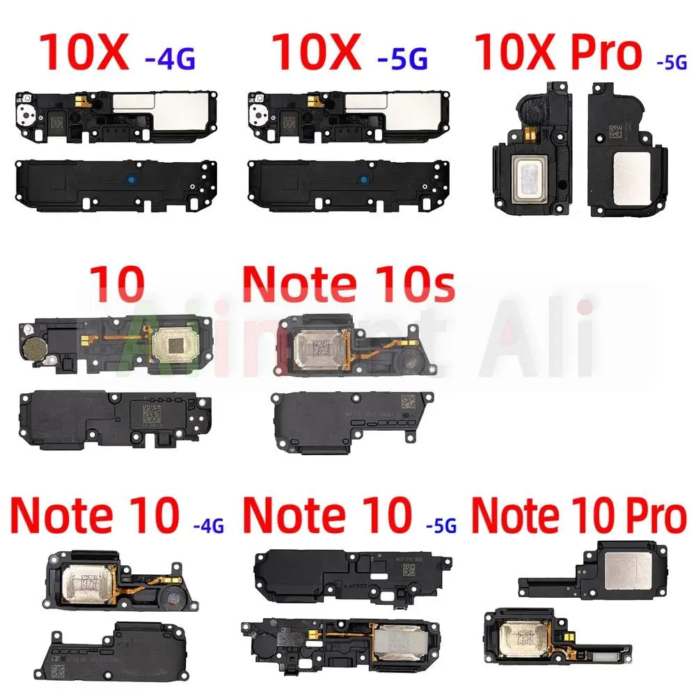 Original For Xiaomi Redmi Note 10 10X Pro 4G 5G Plus Loud Speaker Bottom Loudspeaker Sound Buzzer Ringer Flex Cable